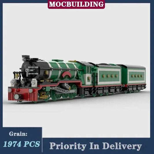 MOC City Train Locomotive Building Block Toy Gifts - ToylandEU™