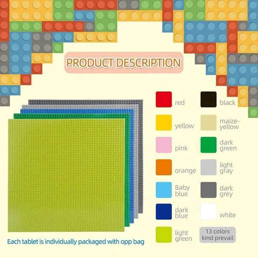 MOC Classic Baseplate 50X50 32X32 16X32 16X16 Dots Building Blocks - ToylandEU™