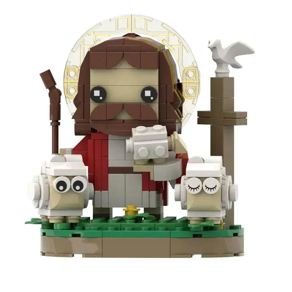 MOC Classic Christianity God Shepherd Building Block Toys Building Bricks MOC - ToylandEU™