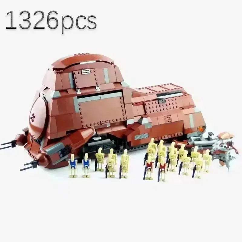 MOC Cosmic Warship Tank Building Blocks Set For Creative Boys - ToylandEU