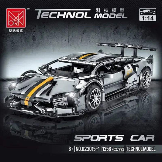 DIY Building Blocks Sports Car Set 1337 Pcs Great Gift - ToylandEU™