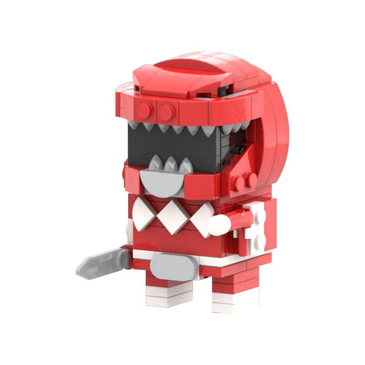 MOC Dionosaur Team Red Mighty Morphin Brickheadz Model Building Bricks MOC - ToylandEU