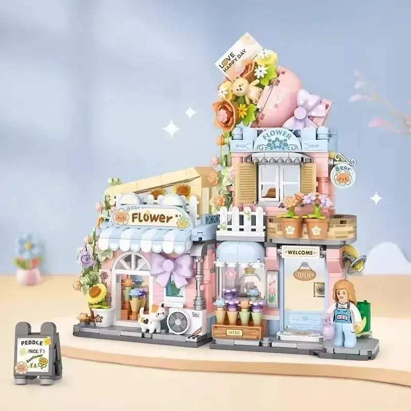 MOC Diy Flower Building Blocks For Elegant Home Decor Gift - ToylandEU