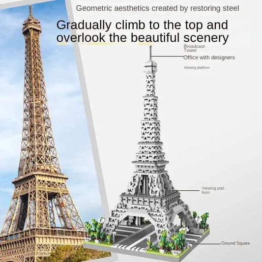 Eiffel Tower Micro Building Blocks Educational For Kids - ToylandEU™