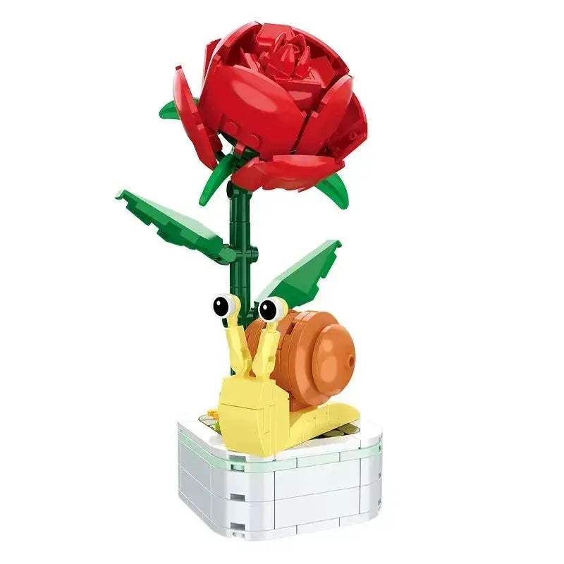 MOC Flower Building Blocks Bouquet Set For Creative Home Decor - ToylandEU
