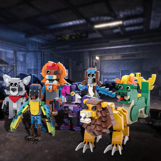 MOC Indigo Park Building Block Salem Finley Rambley Set - ToylandEU