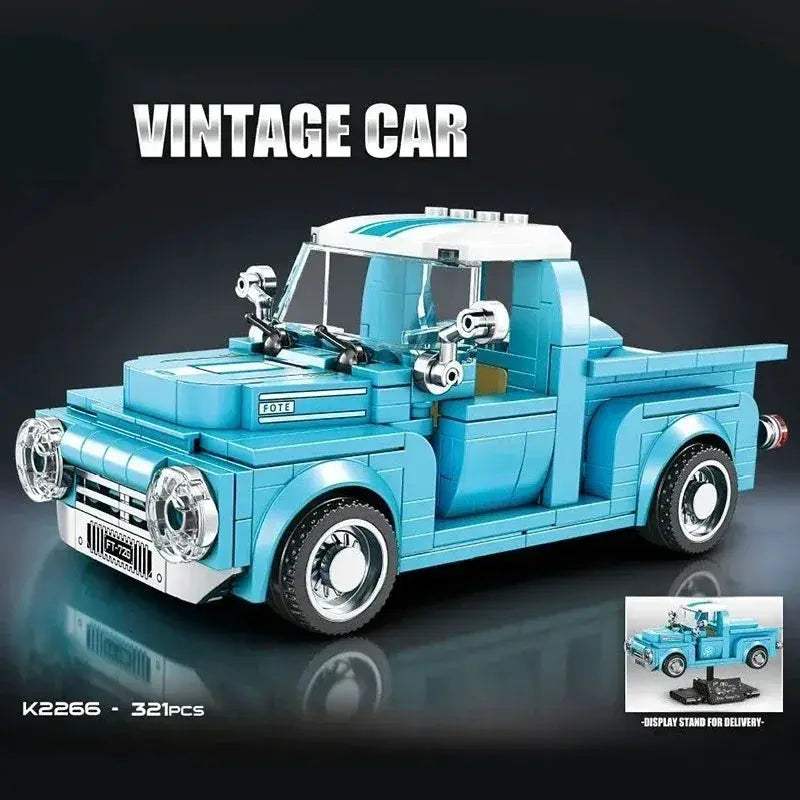 MOC Lego Compatible Car Model Building Blocks With Display Stand - ToylandEU