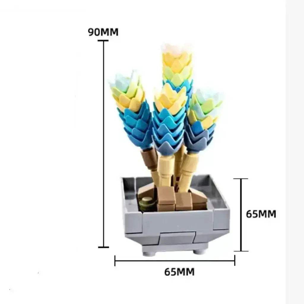 MOC Lego Compatible Flower Bouquet MOC Blocks For Realistic Home Decor - ToylandEU