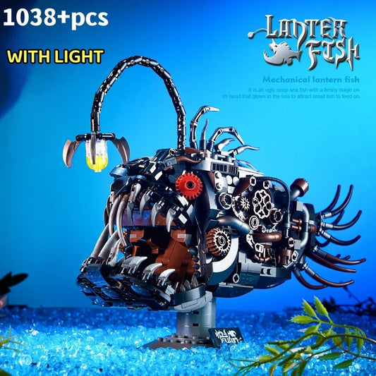 Lego Compatible MOC Mechanical Lantern Fish Building Blocks For Kids - ToylandEU