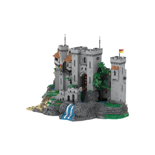 MOC Lion Knight's Castle Model Building Blocks Gift Toy - ToylandEU