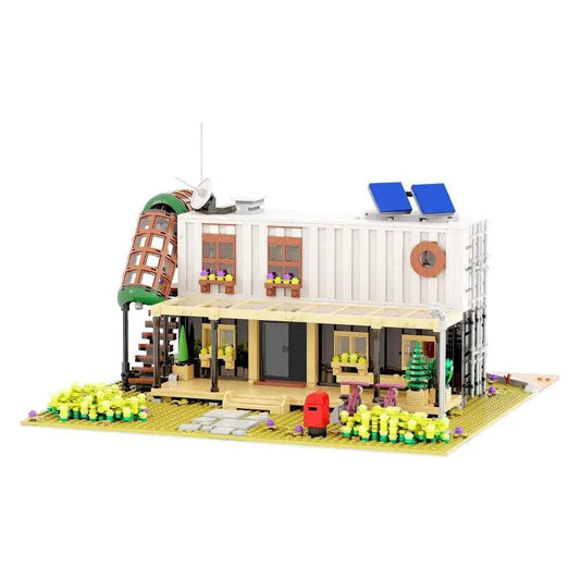 MOC MOC Container House II Model Building Blocks Architecture Gifts Building Bricks MOC - ToylandEU™