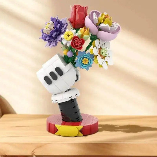 MOC MOC Flower Vase Model Building Blocks Assembled Toys Gift Building Bricks MOC - ToylandEU™
