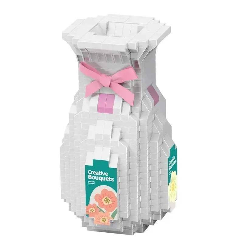 MOC MOC LEGO Compatible Flower Vase Building Blocks For Creative Decor - ToylandEU