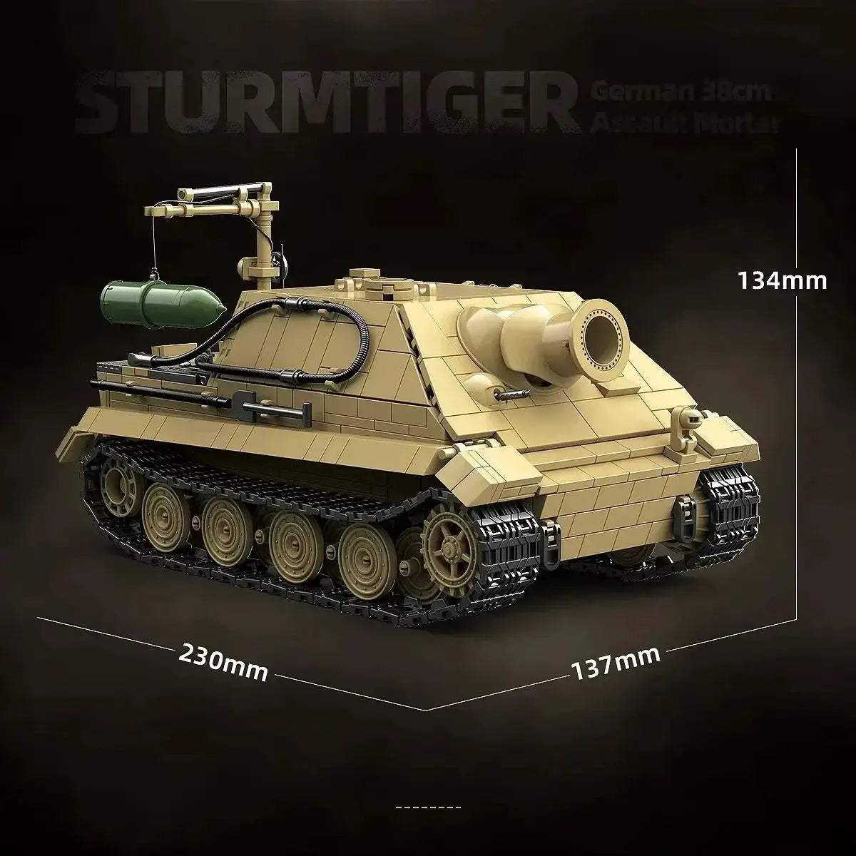 MOC MOC Military Tank Building Blocks Set LEGO Compatible For Kids - ToylandEU