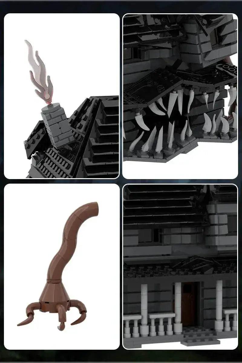 MOC MOC Monster House Model Building Blocks Haunted House Building Bricks MOC - ToylandEU™