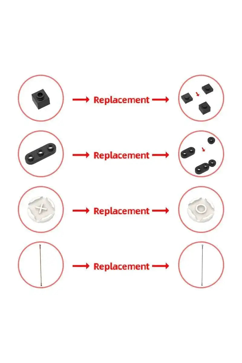 MOC Orange Sentinel Mech Model Building Blocks Game Building Bricks MOC - ToylandEU