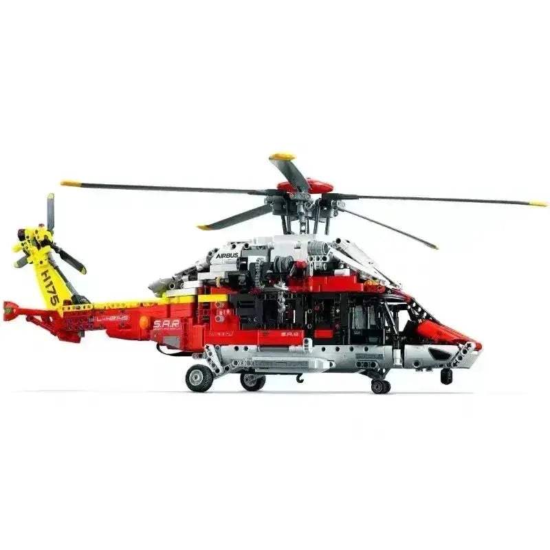 MOC MOC Rescue Helicopter Building Blocks 2001 Pieces Lego Compatible - ToylandEU
