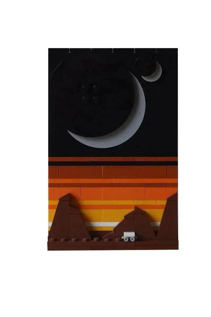 MOC MOC Space Age Story Postcard Building Blocks Building Bricks MOC Gift - ToylandEU™