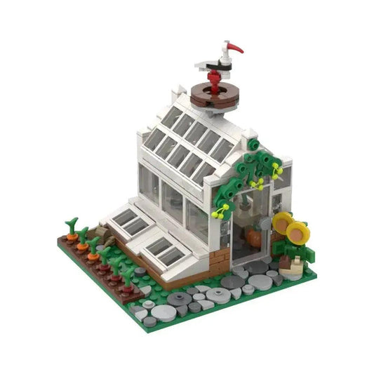 MOC MOC Victorian Greenhouse Model Building Blocks Gift Set Building Bricks MOC - ToylandEU™