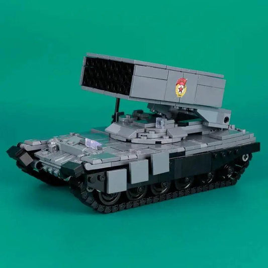 MOC MOC WW2 Military Soviet T34 Tank Model Building Blocks Gift Building Bricks MOC - ToylandEU™