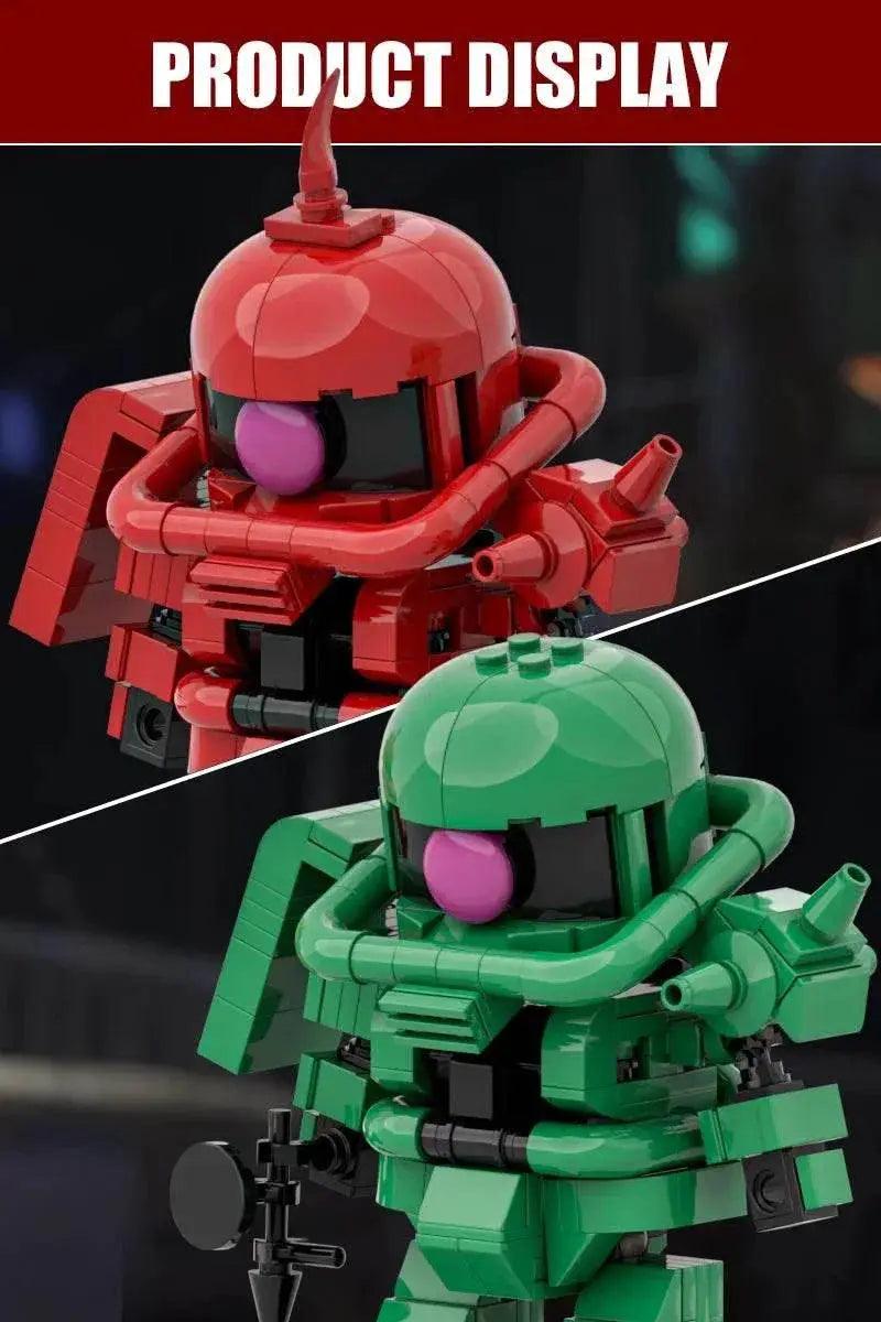 MOC MOC Zaku Warrior Model Building Blocks Anime Mech Building Bricks MOC Gift - ToylandEU™
