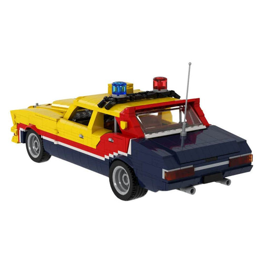 MOC Mad Max Movie 1:18 Ford Falcon Car Model Building Blocks Building Bricks MOC - ToylandEU