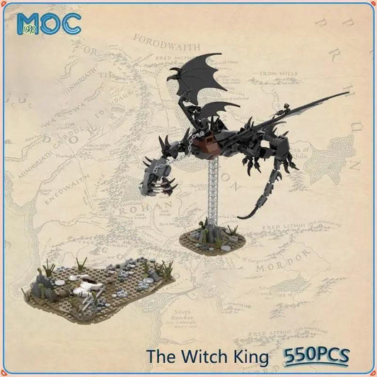 MOC Mordor Siege Tower & The Witch King Model MOC Building Blocks Building Bricks MOC - ToylandEU™