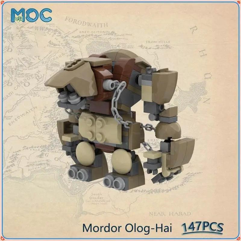 MOC Mordor Siege Tower & The Witch King Model MOC Building Blocks Building Bricks MOC - ToylandEU™