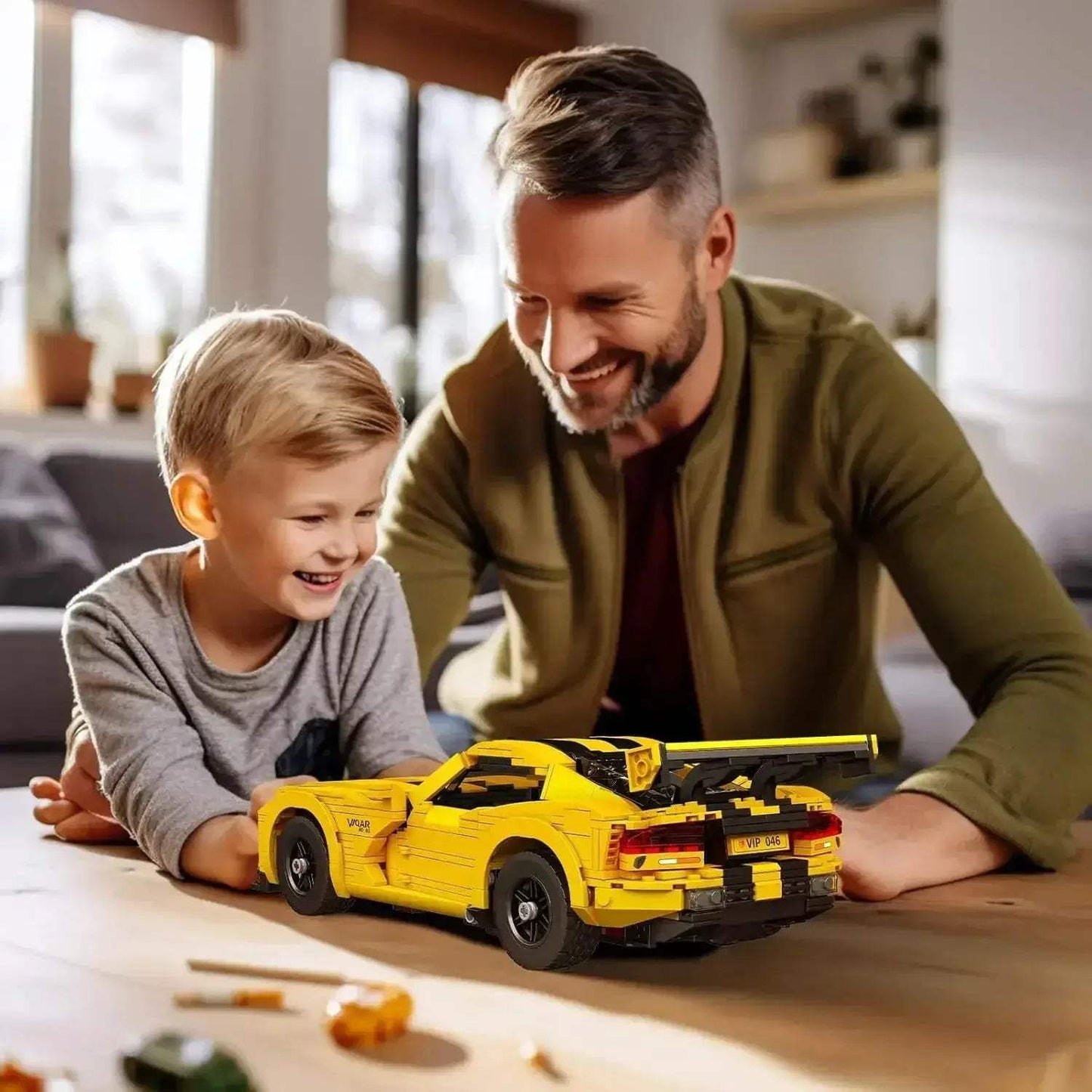 MOC Mould King 10046 Creative Viper Supercar Building Blocks - ToylandEU