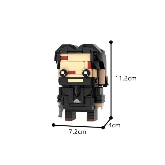 MOC Movie John Wick Keanu Reeves Building Blocks Building Bricks MOC Gift - ToylandEU
