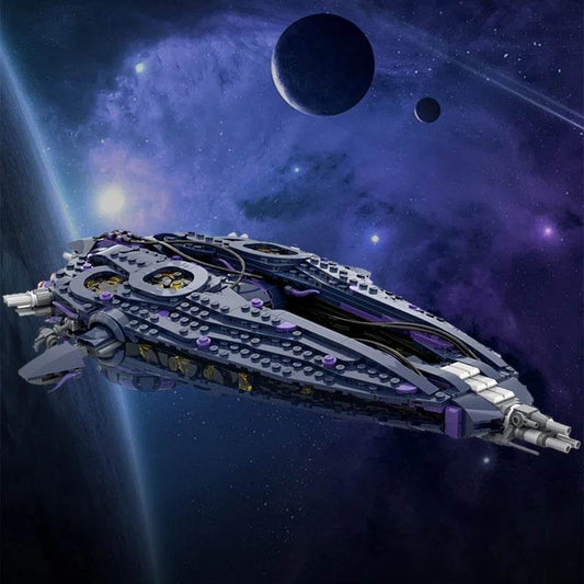 MOC Movie Stargate Wraith Hive Ship Building Blocks Building Bricks MOC - ToylandEU