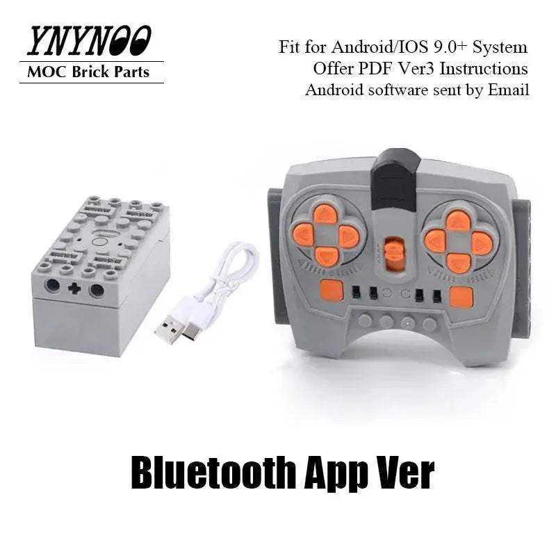 MOC NEW Multifunction 2.4G Bluetooth Lithium Battery Power Unit Upgrade Remote Control Kit Building Block Bricks DIY Particles Toys Building Bricks MOC - ToylandEU™