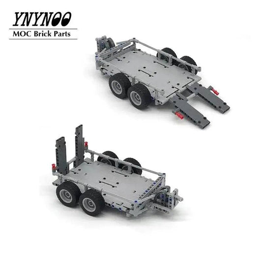 MOC New MOC Lower Loader Tailgate Trailer Building Blocks Model Building Bricks MOC - ToylandEU™