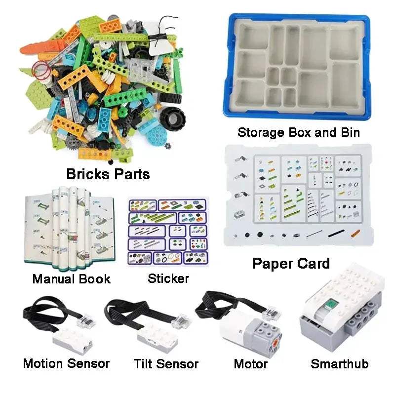 New WeDo 2.0 Core Boxed Robotics Kit Compatible With 45300 Building Blocks For Kids - ToylandEU