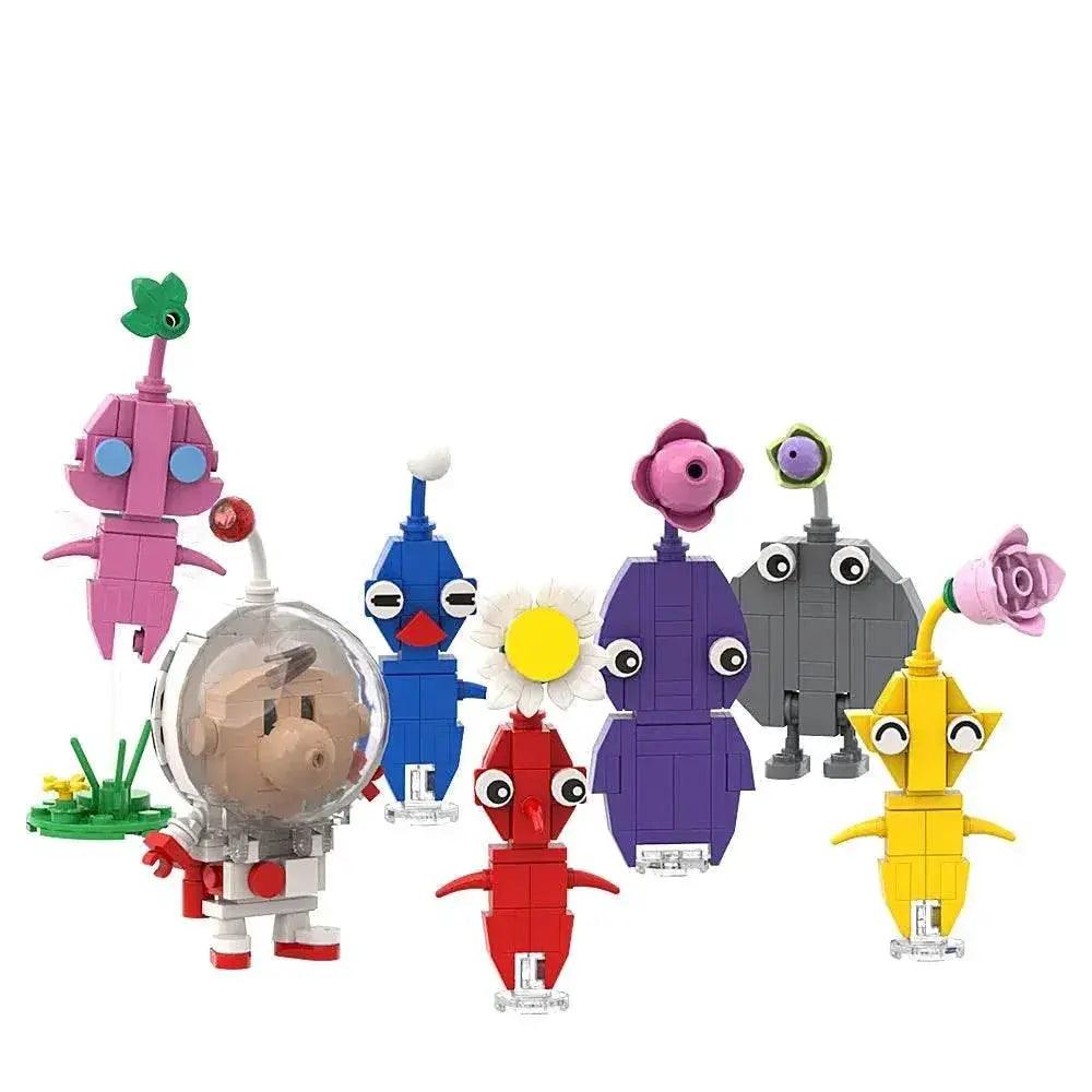 MOC Pikmin Game Plant Character Building Block Set DIY Building Bricks MOC - ToylandEU™