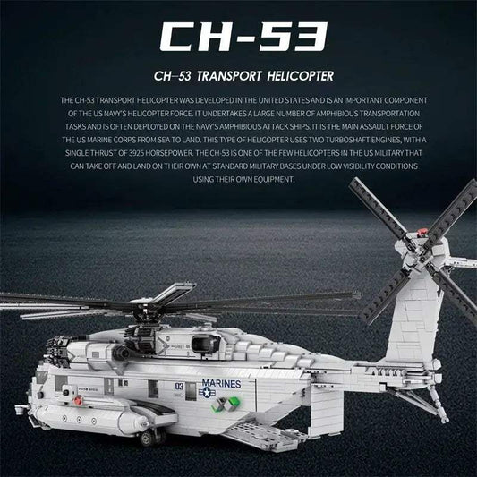 Exclusive CH53E Helicopter Building Blocks Toyland EU - ToylandEU™