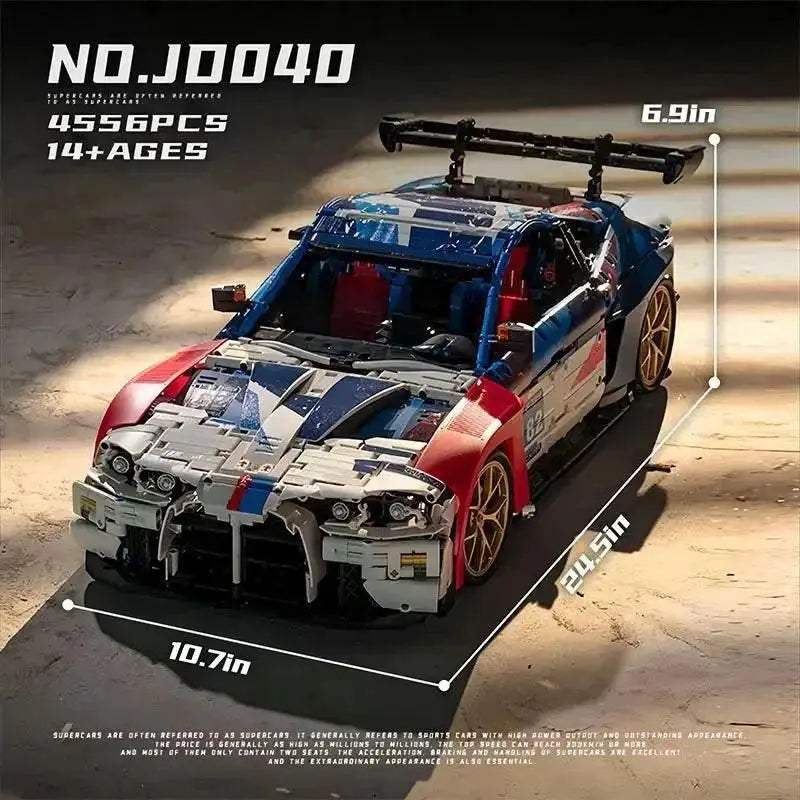 Premium Building Blocks Supercar MOC JD040 Toyland EU - ToylandEU™