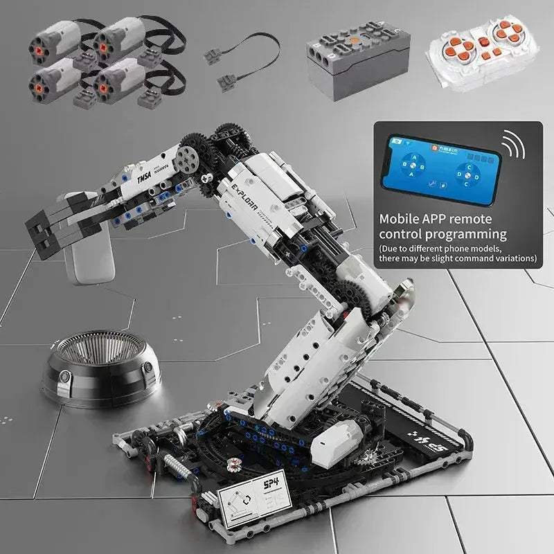Programmable Robot Arm Building Blocks With Remote Control - ToylandEU