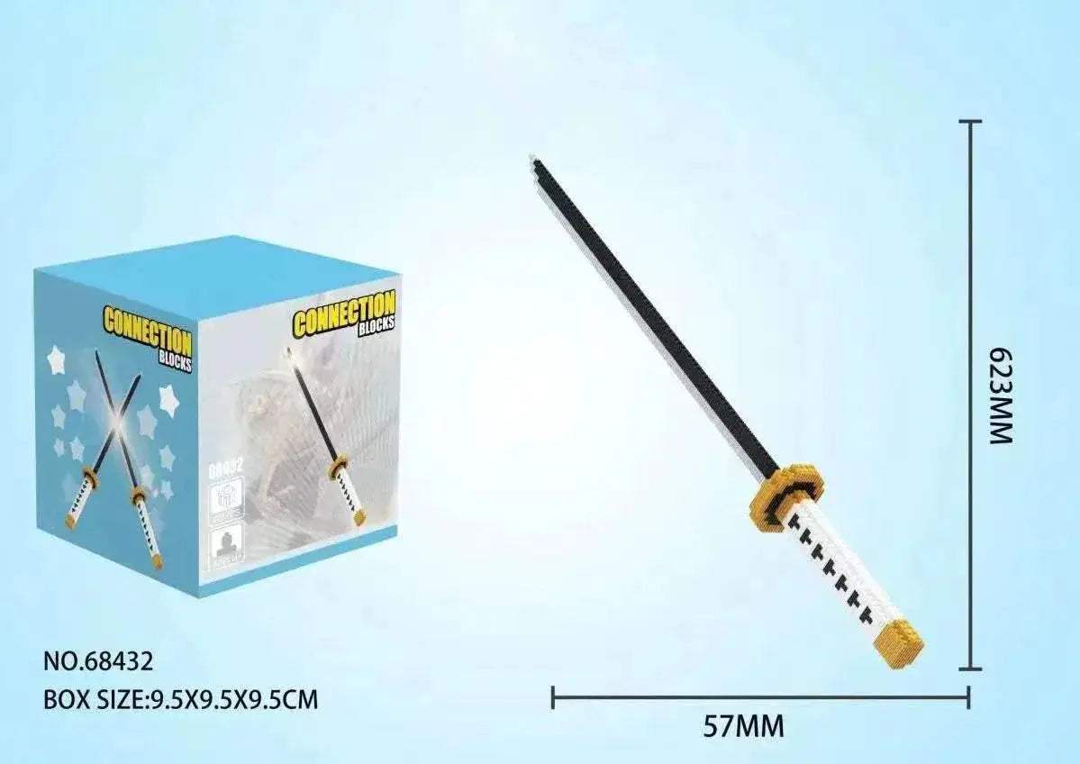 Samurai Sword Building Blocks Ninja Blade Katana Toys for Adults - ToylandEU
