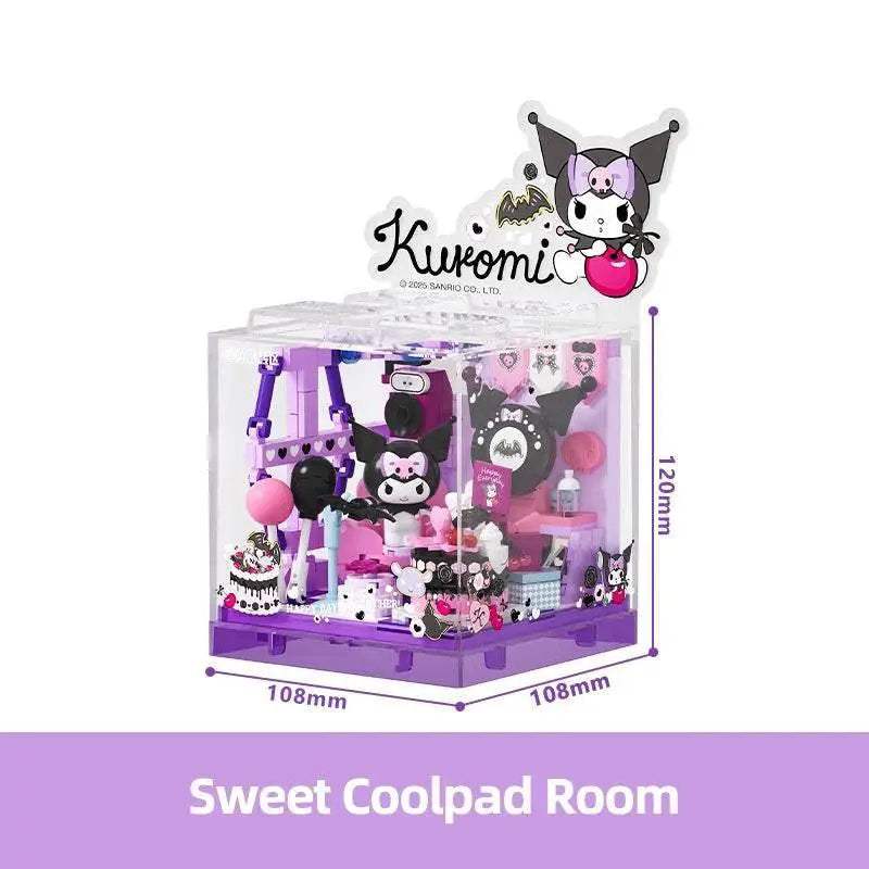 Sanrio Building Blocks Hellokitty Kuromi Bakery Ocean Restaurant - ToylandEU