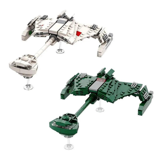 MOC Space Trek Klingon D7 Battle Cruiser Building Block Toys Building Bricks MOC - ToylandEU™