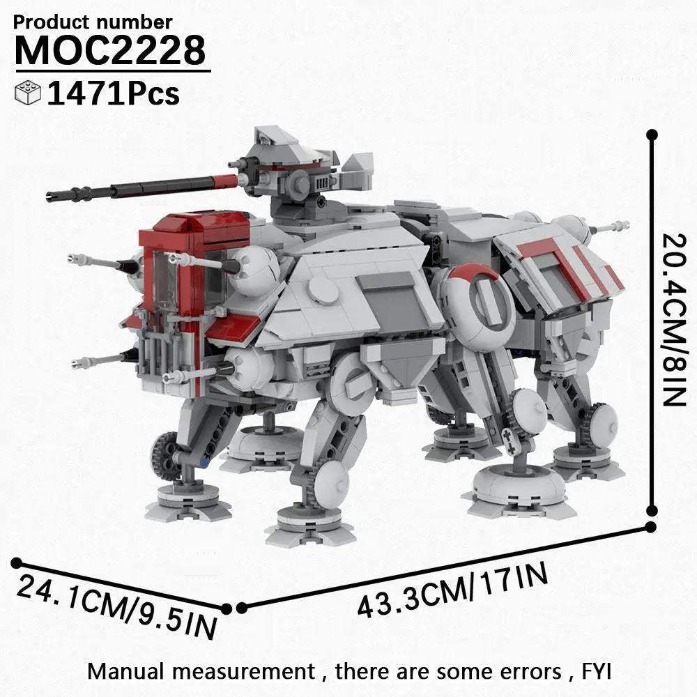 Space Wars Walking Machine Educational Building Blocks Set - ToylandEU