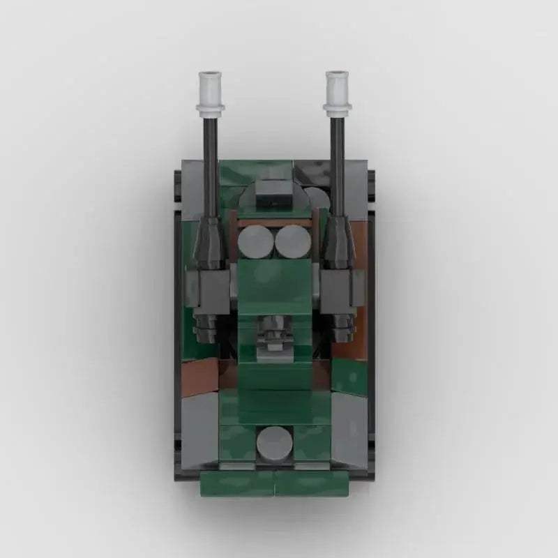 MOC Tank Model Building Blocks Educational Military Desktop Ornament - ToylandEU