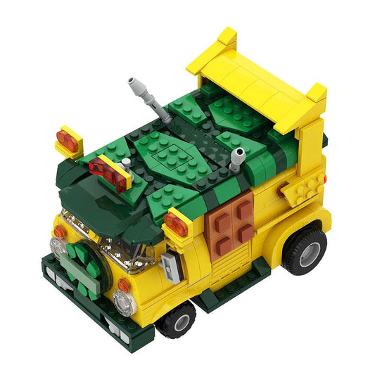 MOC Turtle Van Building Blocks Movies Toys Model Party Wagon - ToylandEU