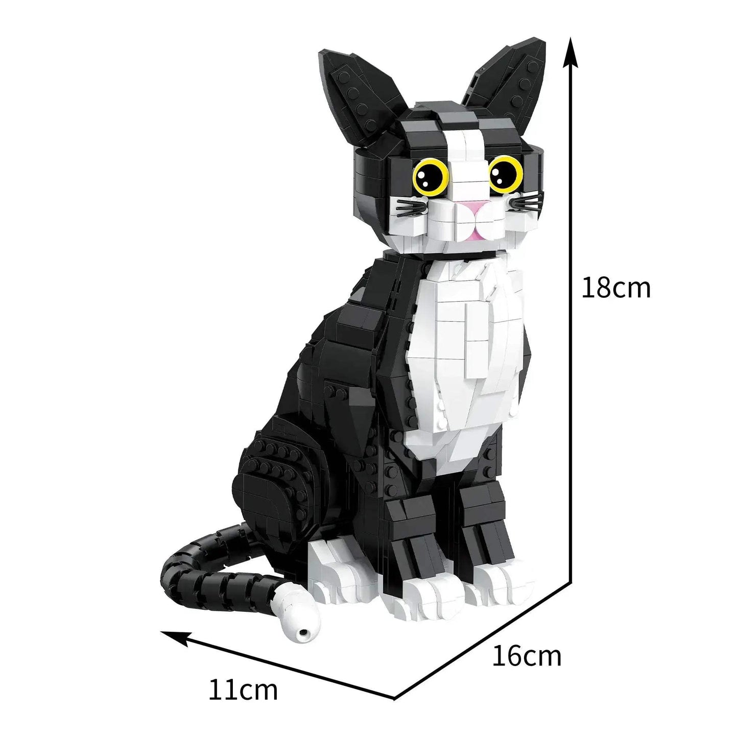 Tuxedo Cat Building Blocks Educational Toy Gift For Kids - ToylandEU