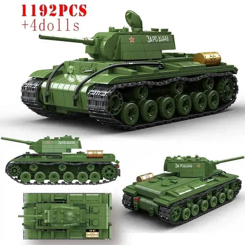 WW2 German Tank Building Blocks Set for Kids Educational - ToylandEU