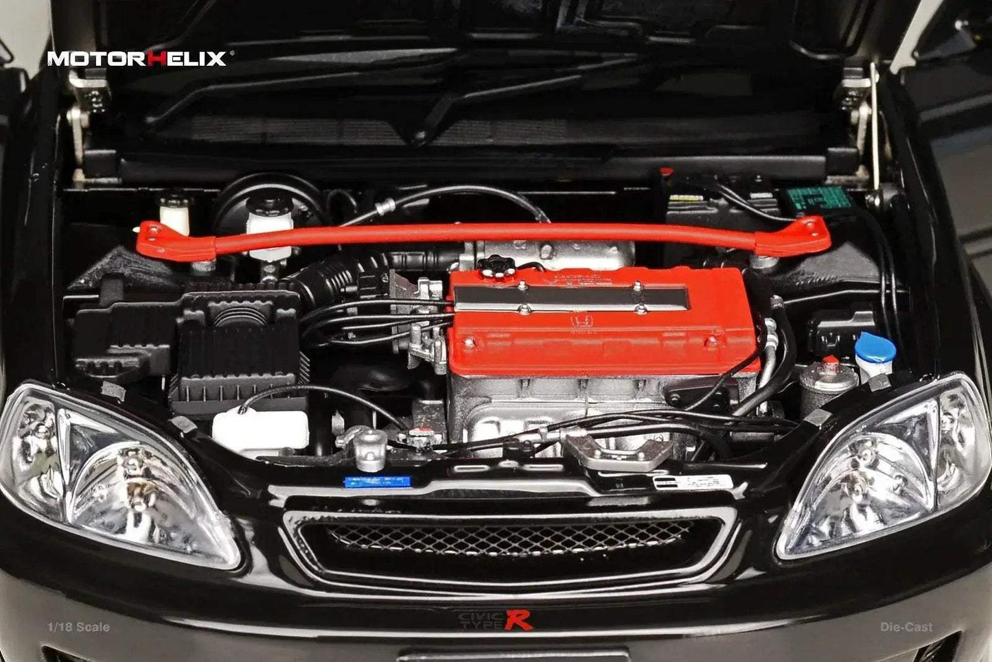 MOTORHELIX Honda Civic Type-R EK9-120 SILVER 1:18 - ToylandEU