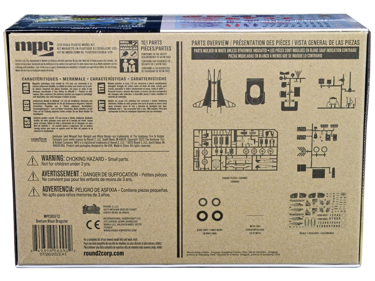 Plastic Model Kit | Bantam Blast Altered Roadster | 1/25 Scale Skill 2 Build