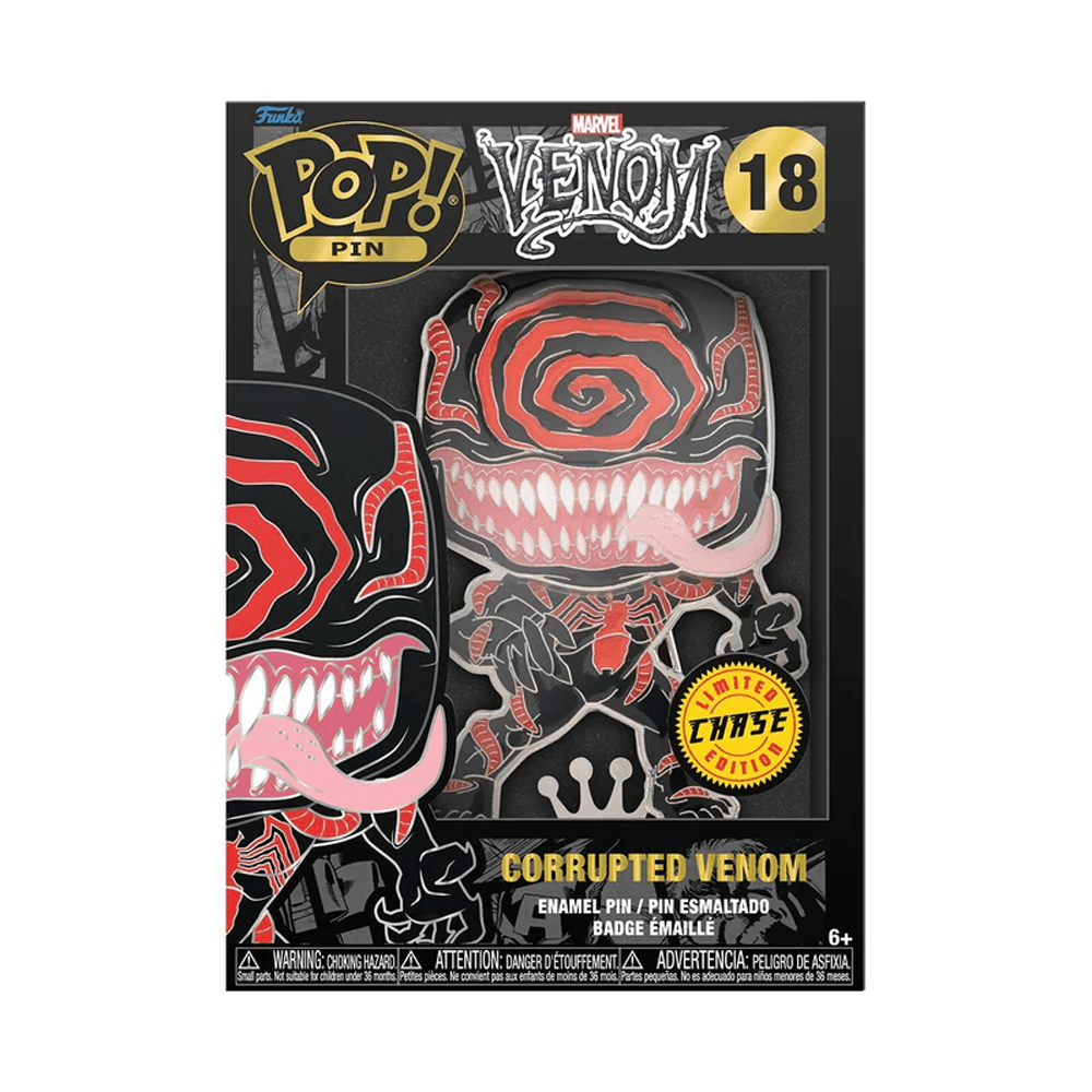 POP Pins Marvel Venom Corrupted Enamel Pin | Toylandeu™