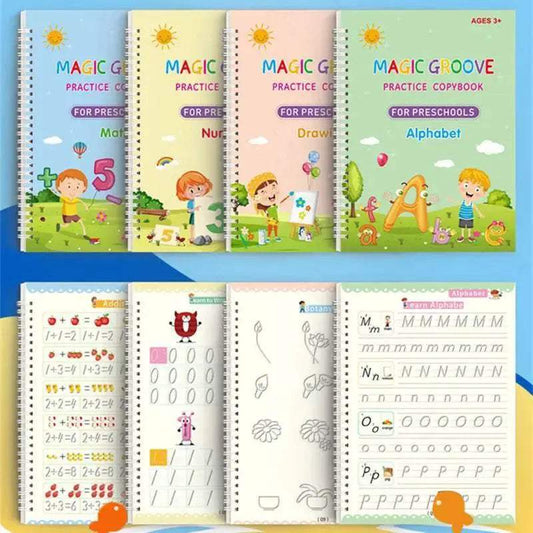 Magic Copybook Montessori Reusable Drawing Toy For Kids Pen Control Training And Educational Sticker - ToylandEU™